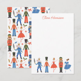 Niedlicher Nutcracker Personalisiert Weihnachten Dankeskarte