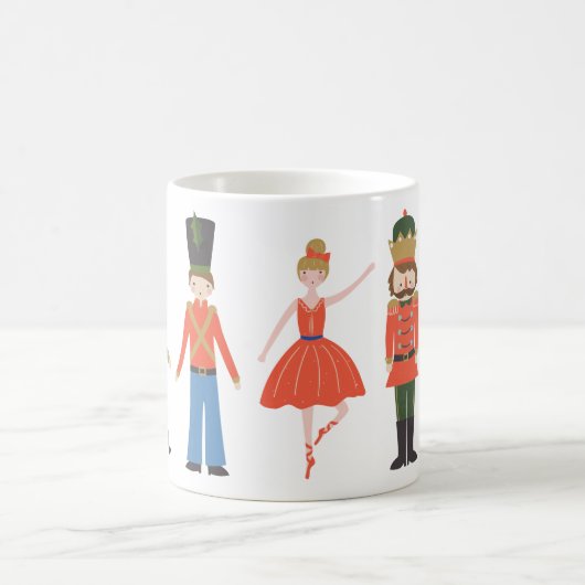 Niedlicher Nutcracker Personalisiert Weihnachten Kaffeetasse (Mittel)
