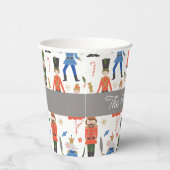 Niedlicher Nutcracker Personalisiert Weihnachten Pappbecher (Rechts)