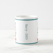 Niedlicher Nutcracker Snowflake Blätter Weihnachte Kaffeetasse (Mittel)