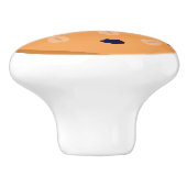 Niedlicher Oatmehl-Rosinenkeks Keramikknauf (Seitenansicht)