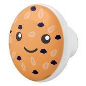 Niedlicher Oatmehl-Rosinenkeks Keramikknauf (Rechts)