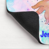 Niedlicher Octopus Cartoon Aquarell Individuelle N Mousepad (Ecke)