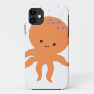 Niedlicher Octopus-Cartoon iPhone 11 Hülle