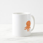 Niedlicher Octopus-Cartoon Kaffeetasse (VorderseiteRechts)