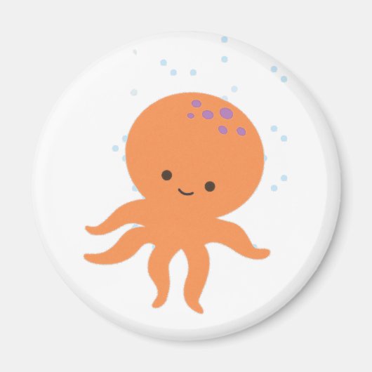 Niedlicher Octopus-Cartoon Magnet (Vorne)
