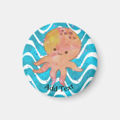 Niedlicher Octopus-Cartoon Magnet (Vorne)