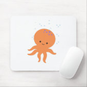 Niedlicher Octopus-Cartoon Mousepad (Mit Mouse)