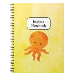 Niedlicher Octopus-Cartoon Notizblock