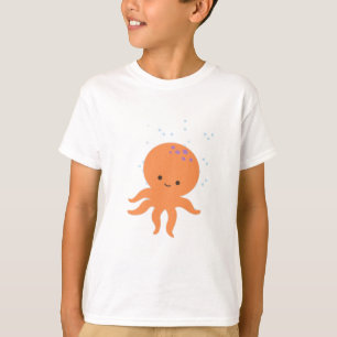 Niedlicher Octopus-Cartoon T-Shirt