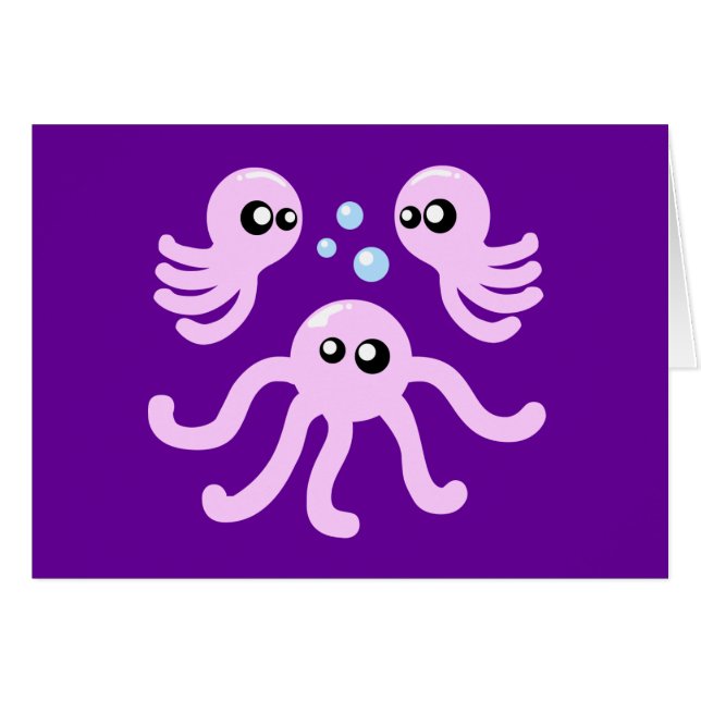 Niedlicher Oktopus (Vorderseite (Horizontal))