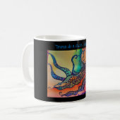 Niedlicher Oktopus aus der Serie "Imma do a swimmi Kaffeetasse (Vorderseite Links)