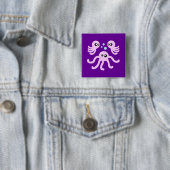 Niedlicher Oktopus Button (Beispiel)