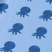 Niedlicher Oktopus Cartoon Alte Papierdrucke Geschenkpapier