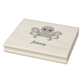 Niedlicher Oktopus Gummistempel (Stempel)