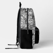 Niedlicher Oktopus in Meeresalgen Bedruckter Rucksack (Links)