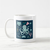 niedlicher Oktopus Kaffeetasse (Links)
