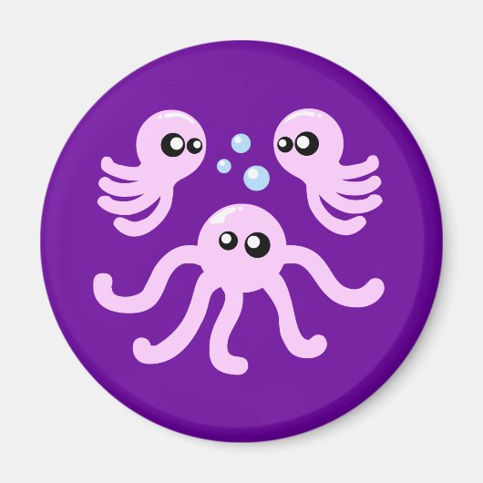 Niedlicher Oktopus Magnet (Vorne)