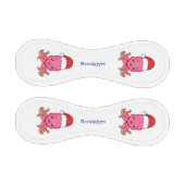 Niedlicher Oktopus mit Weihnachtshut Cartoon Baseball (Paneele)