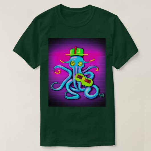 niedlicher Oktopus T-Shirt (Design vorne)