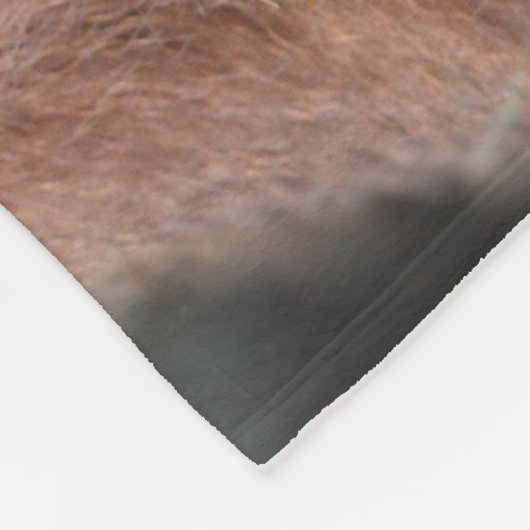 Niedlicher Orang-Utan Fleecedecke (Ecke)