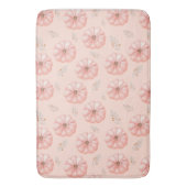 Niedlicher Orangefarbener Kürbisfall Badematte (Vorderseite Vertikal)