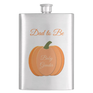 Niedlicher orangefarbener neutraler Pumpkin-Vater Flachmann