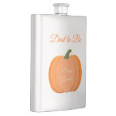 Niedlicher orangefarbener neutraler Pumpkin-Vater Flachmann (Rechts)