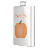 Niedlicher orangefarbener neutraler Pumpkin-Vater Flachmann (Links)