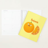 Niedlicher Orangenfrucht-Cartoon Planer (Anzeige)