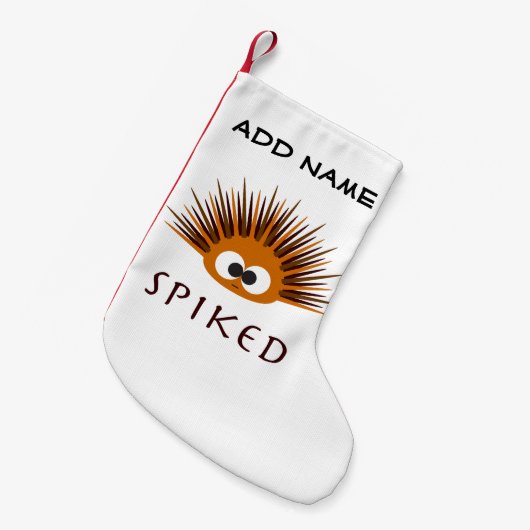 Niedlicher Orangenmeurchin Kleiner Weihnachtsstrumpf (Vorderansicht (hängend))