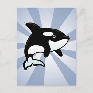 Niedlicher Orca/Killerwal Postkarte