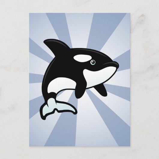 Niedlicher Orca/Killerwal Postkarte (Vorderseite)
