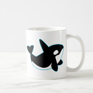 Niedlicher Orca (Mörder-Wal) Kaffeetasse
