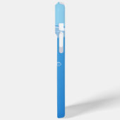 Niedlicher Orca-Wal im Ozean mit Individuelle Name Case-Mate iPhone Hülle (Rückseite / Links)