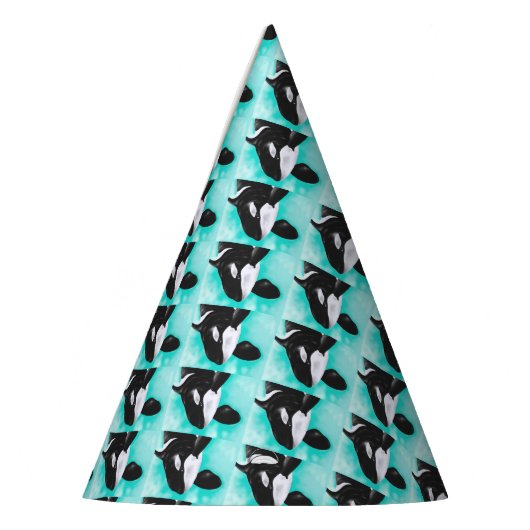 Niedlicher Orca Whale Partyhütchen (Links)