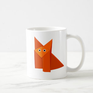 Niedlicher Origami Fox-Kinder Kaffeetasse