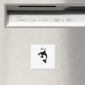 Niedlicher Orkanwal Magnet (In Situ (Geschirrspüler))