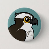 Niedlicher Osprey Button (Vorderseite)