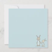 Niedlicher Oster Einladung (Rückseite)