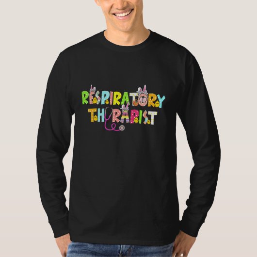 Niedlicher Osteratmungstherapeut Rt Bunny Oars Ea T-Shirt (Vorderseite)