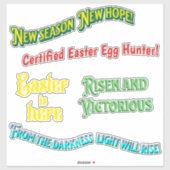 Niedlicher Osteraufkleber Aufkleber (Blatt)