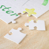 Niedlicher Osterbär für eine positive Stimmung Puzzle (Seite)