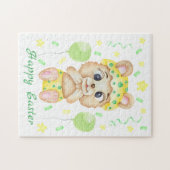 Niedlicher Osterbär für eine positive Stimmung Puzzle (Horizontal)