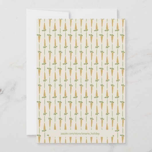 Niedlicher Osterbrunch & Eierjagd Einladung (Rückseite)