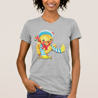 Niedlicher Osterchic auf Grau-T-Shirt T-Shirt