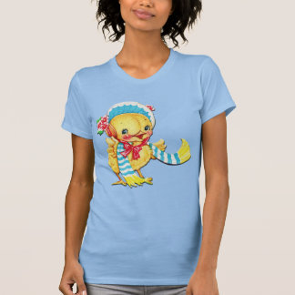 Niedlicher Osterchic auf Light Blue T Shirt