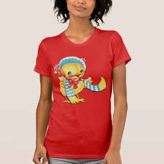 Niedlicher Osterchic auf Red T Shirt