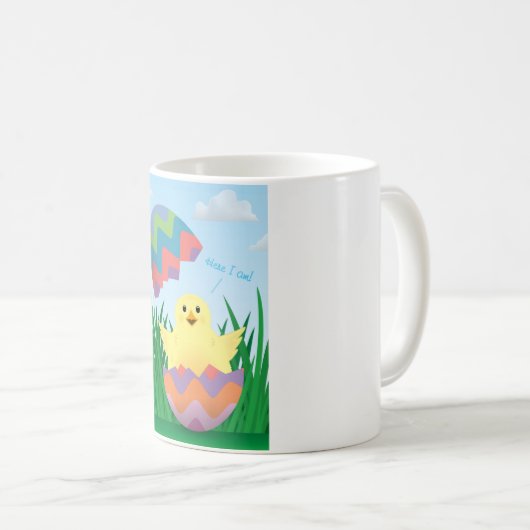 Niedlicher Ostereier Kaffeetasse (VorderseiteRechts)