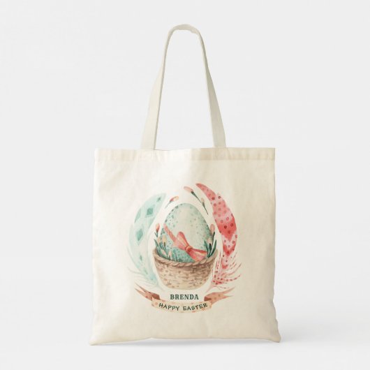 Niedlicher Ostereier Tragetasche (Rückseite)